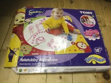 Tomy Teletubbies Aquadraw Drawing Mat Plus Noo Noo Hoover Teletubbies