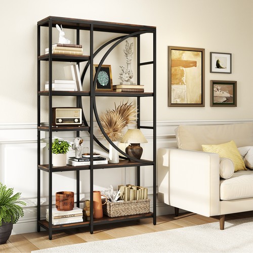 Industrial etagere bookcase - industrial,