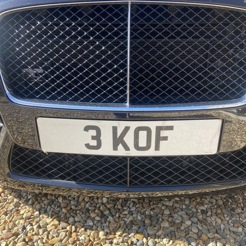 Kof cherished number plate 4 - 3,