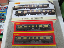 HORNBYR2987 BRIGHTON BELLE WITH R4513 DORIS AND R4514 HAZEL TRAILERCARS OO BOXED