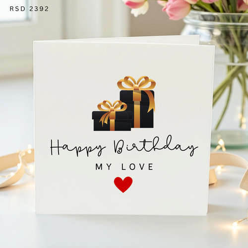 Birthday card love romantic - birthday,