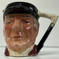 2.5" SANDLAND WARE LANCASTER HAND-PAINTED TALLY-HO HUNTSMAN CHARACTER,TOBY JUG