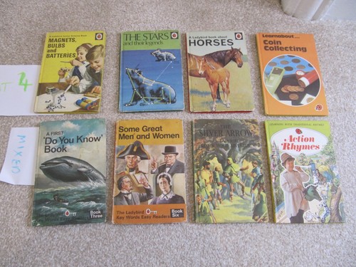 Vintage ladybird books series - books.,