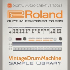 Roland TR-909 Drum Machine Sample Library (260 Samples) - Instant Access