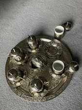 Turkish 6 Cup, Sugar And Tray