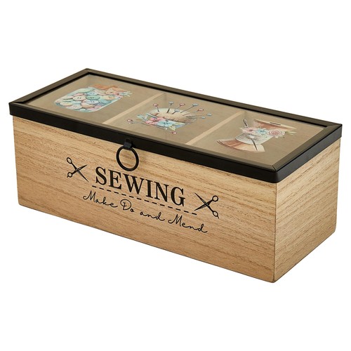 Trimits wooden sewing box - 24, x