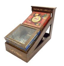 Antique Advertising Macfarlane Lang Co Biscuit Stand Confectionery Shop Display