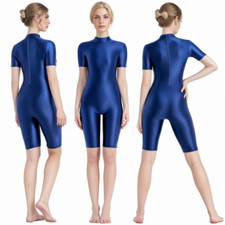 Women Satin Glossy One Piece