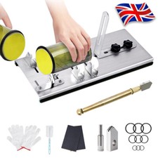Glass Bottle Cutter Kit Adjustable Sizes 5 Wheels Round Glassbottle Cutting Tool