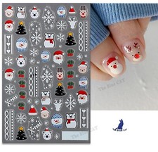 3D Nail Art Stickers Christmas