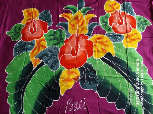 Bali sarong hand painted - bali, batik