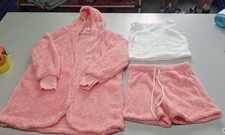 3PCS Women Fuzzy Pajama Set