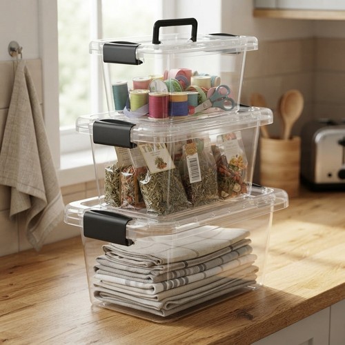 Stackable tote containers - containers, in