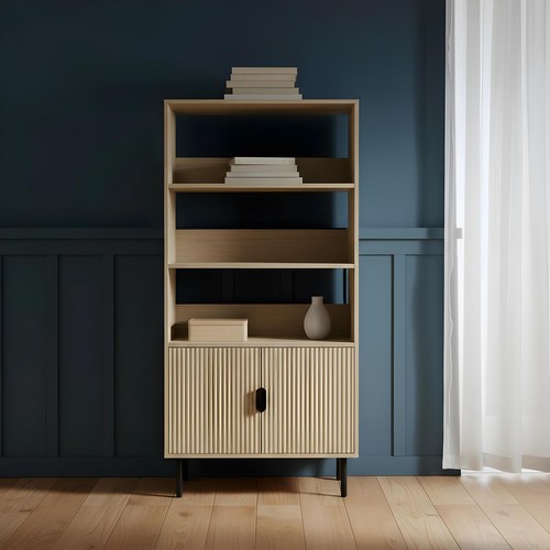 Ohs ribbed display cabinets - ribbed,
