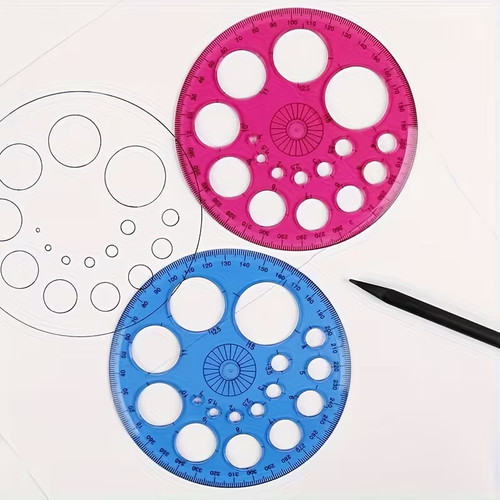 Circle ruler round template - circle,