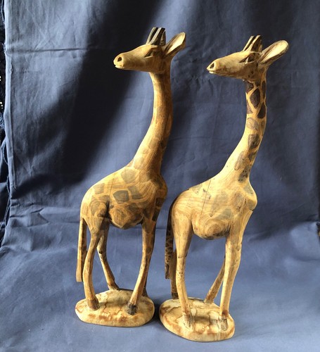 Vintage hand carved - hand-carved, wooden