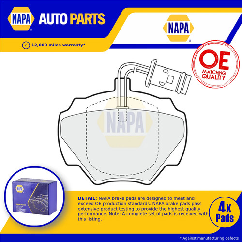 Brake pads set fits - pads, rover