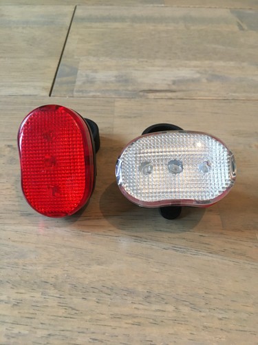 Halfords bike lights set front
