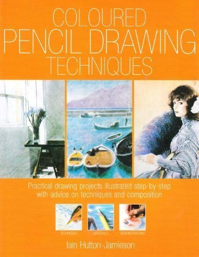 Coloured pencil drawing - pencil,
