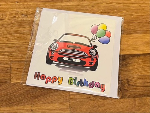 Mini cooper happy birthday - mini,