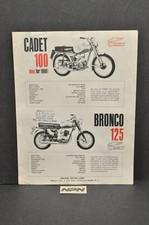 Vtg 1966 Ducati Brochure