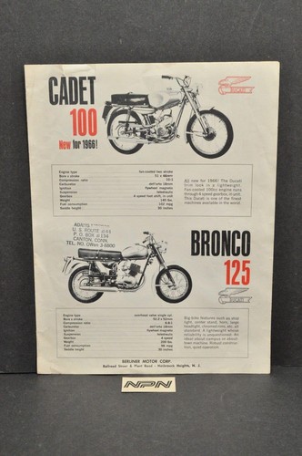 Vtg 1966 ducati - vtg,