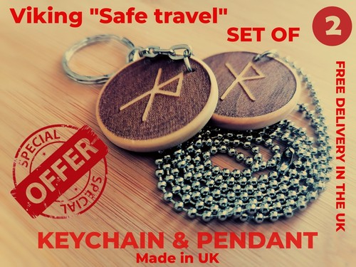 Viking safe travel rune - rune,, set