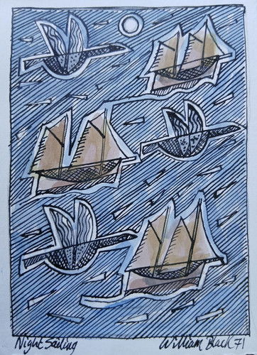 20th vintage abstract - c,