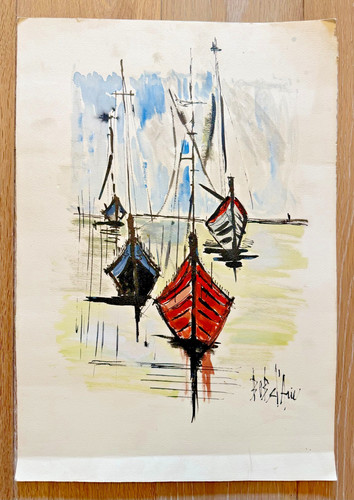 Vintage mcm harbor boats - mcm,