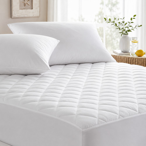 Quilted mattress protector - quilted,
