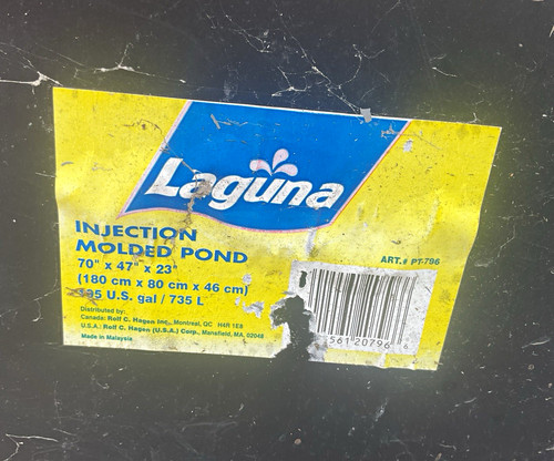 Laguna injection moulded pond - laguna,