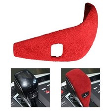 Stylish and Protective Red Suede Gear Shift Knob Cover for BMW F44/F40/M235i