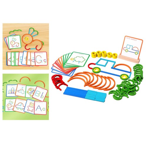 Wooden pattern blocks color - pattern,