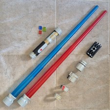 Star Wars Build Your Own Lightsaber Light Sound Hasbro Disney Parks Double 2007