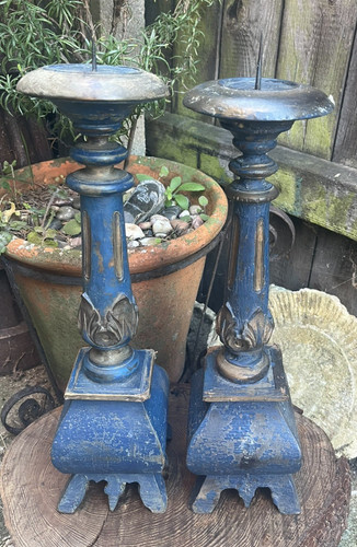 Antique swedish candlesticks - swedish,