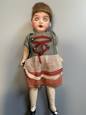 Small 8" Antique Mignonette Doll Sleeping Eyes, Bisque Head,  Joints - Germany R