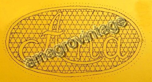 Pattern template punched lace - pattern,