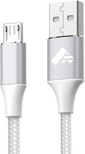 Aioneus 2M Micro USB Cable, Fast Nylon Charger for Samsung, LG, Sony, Kindle, PS