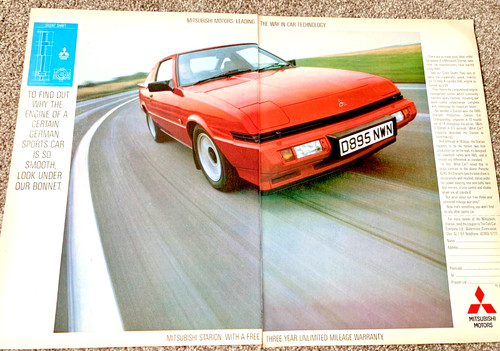 Mitsubishi starion turbo - starion, 1980s