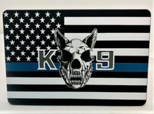 K-9 BLUE LINE AMERICAN FLAG