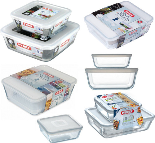 Pyrex glass dish food - dish, storage