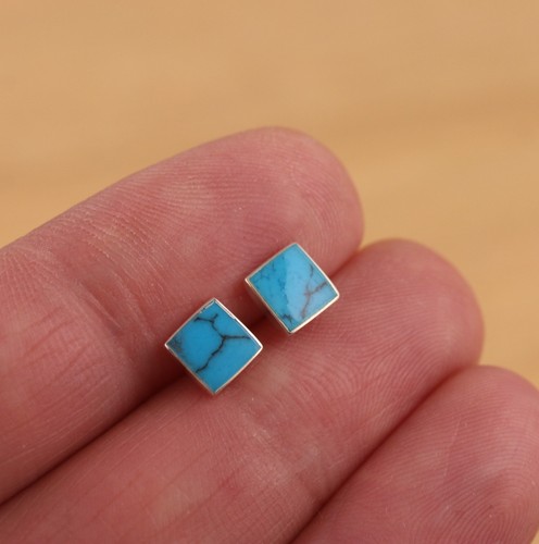 925 sterling silver - silver, blue