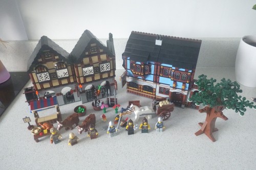 Lego castle medieval market - lego,
