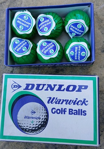 Vtg dunlop warwick golf - golf, balls