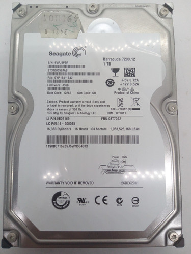 Seagate barracuda 1tb sata - seagate,