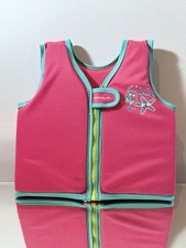 Speedo Swim Vest 1–2 Years (Up to 15kg) Pink & Aqua Float Aid – Great Condition
