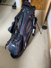 John Letters 6 Way Golf Bag Blue/red includes rainhood