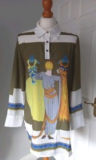 New Khaki Green White Vintage