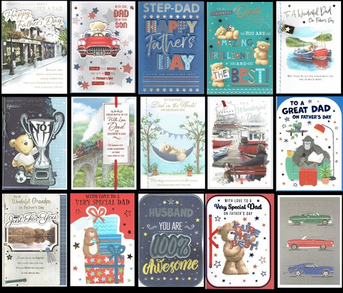 Father day card - card, large