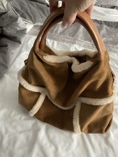 UGG Suede Wool and Leather Bag